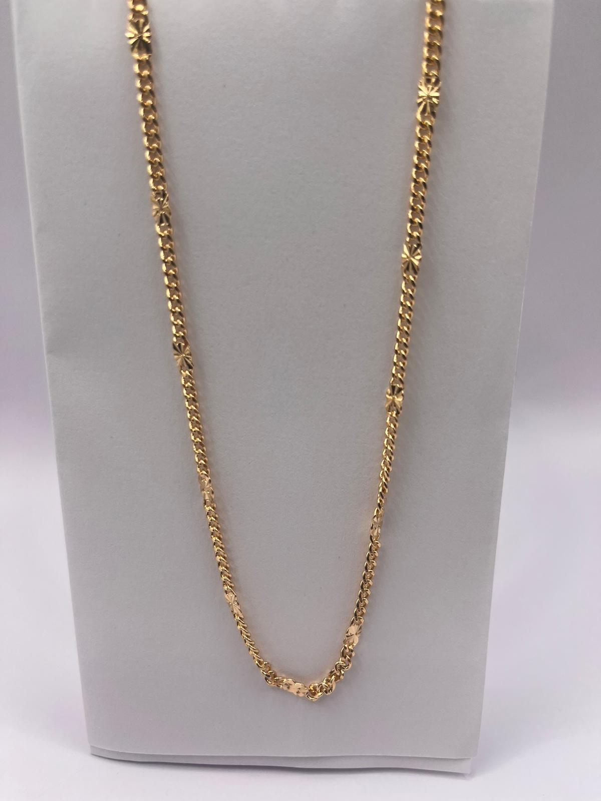 Halb-Schmuck - Halskette' 18k Vergoldung