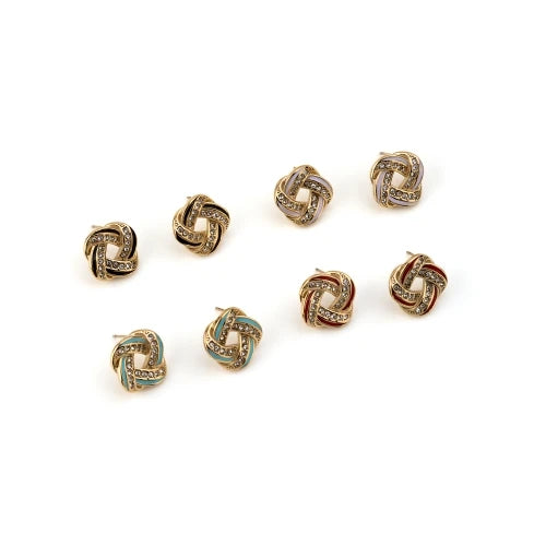 Steel Earring with Zirconias