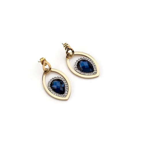 Steel Earring with Zirconias