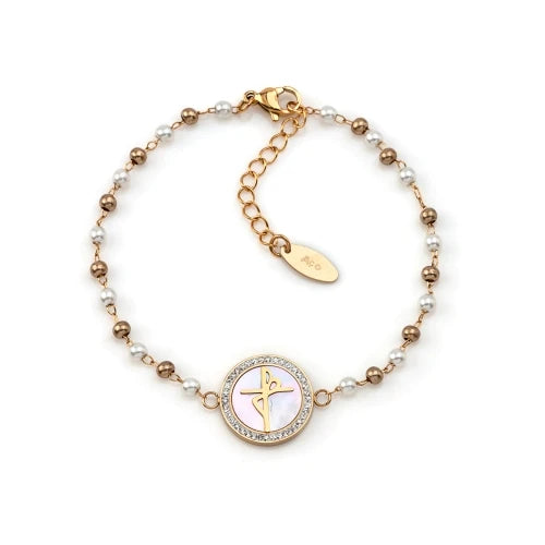 Steel bracelet with Zirconias